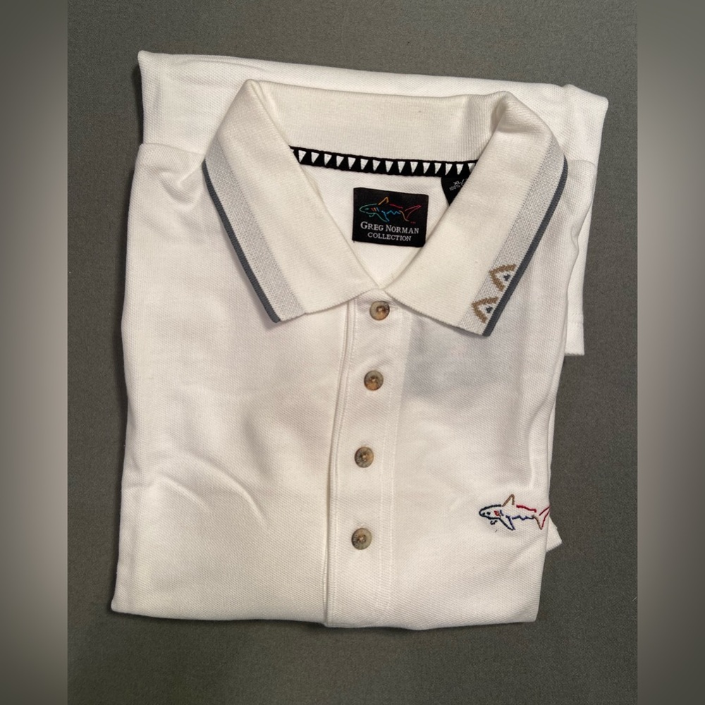 NWT, Greg Norman Collection Polo shirt. Short Sleeve, size XL‎